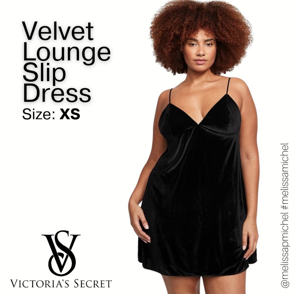 NWT VS Velvet Lounge Slip Dress